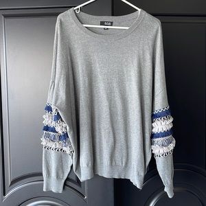 New! a.n.a. Slouchy sweater with fun sleeves!
